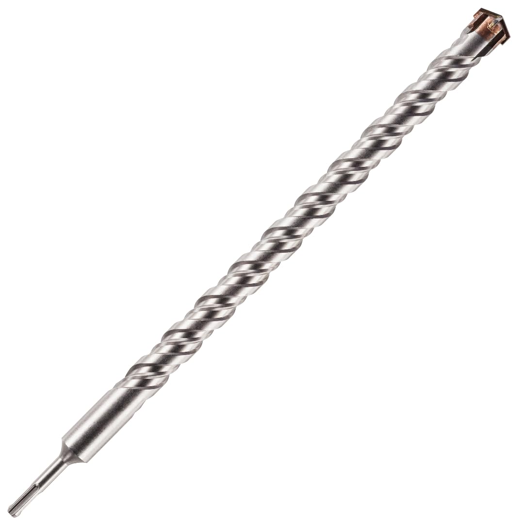 32mm x 500mm Long SDS Plus High Performance Hammer Drill Bits, Professional Tungsten Carbide Cross Tipped Masonry Drill Bit For Brick, Concrete, Stone, Granite. 32mm SDS Drill Bit โ image 1