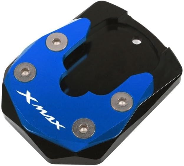 HASMI Side Stand Enlarger Motorcycle CNC Kickstand Enlarge Plate Pad Side Stand Enlarger for Yam&aha Xmax 125 250 300 X-MAX XMAX300 XMAX250 2017-2022