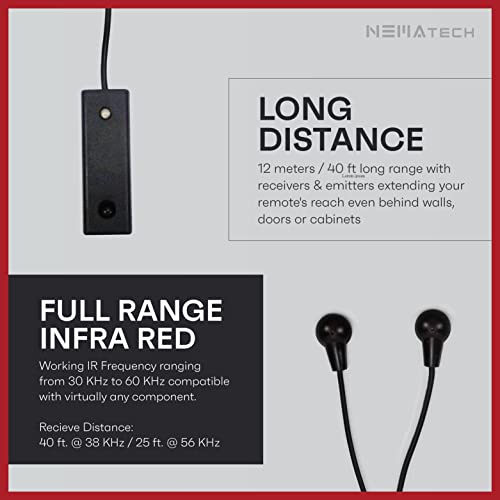 Nematech Premium Remote Control Ir Repeater / Extender (2 Port - Dual Emitters) #TOP3
