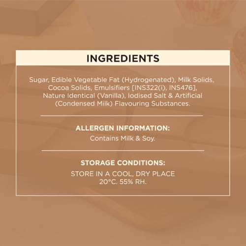 Image of Morde Milk Compound Bar (CO M21) - 400g | Ideal for Baking, Frosting, Chocolate Making, Ice Creams & Desserts