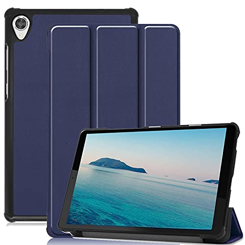 TRkin FOR Lenovo Smart Tab M8 ZA5C0055JP/ZA5D0022JP 用の モデル専用 タブレット ケース 超薄型 FOR Lenovo Tab M8 FHD TB-8705F/TB-8705N / Tab M8(HD) 用の 軽量 シルク手触り FOR Lenovo Tab M8 (3rd Gen) 用の三つ折りスタンド リバウンドマグネティックスマートケース機能付き 衝撃吸収 高級PU レザー全面保護型 ケース FOR Lenovo Smart Tab M8