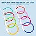 JOYIN Dive Rings Pool Toys, 8 Pcs Colorful Pool Rings for Kids, Underwater Training Swimming Diving Toy for Kids Gifts Summer Swim Water Fun Games