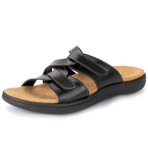 Sandalias cruzadas ajustables LazyStep para mujer: alivio y ligereza total