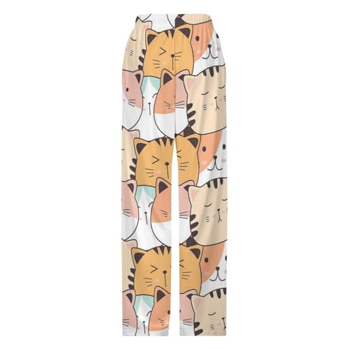Bas de pyjama femme long avec poches en taille S - 5