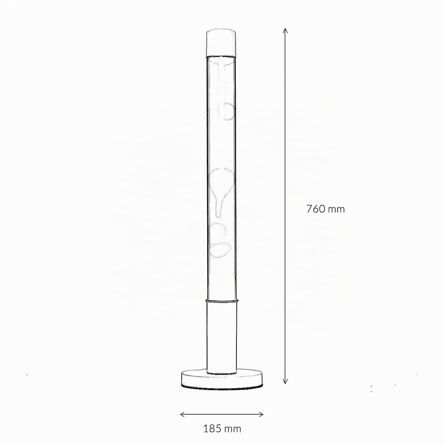 Grande lampe à lave XXL, lampadaire orange rouge, 76 cm, G9 50 W avec interrupteur à fil, ampoule incluse, d'ambiance, salon, chambre de jeunes, lampe rétro