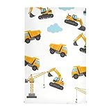 RPLIFE Geschirrtücher, Motiv: niedliche Baufahrzeuge, 71,1 x 45,7 cm, saugfähige Geschirrtücher,...
