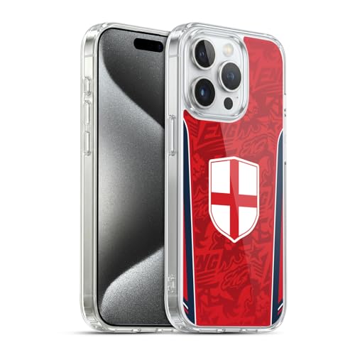 Coque iPhone 15 Pro MagSafe drapeau anglais foot en gel antichoc de qualité militaire