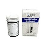 Lysun BHS-201 New Upgraded Version Hemoglobin Test Strips 25pcs, White
