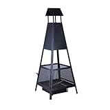 Pyramidenförmige Feuerstelle - Terrassenofen