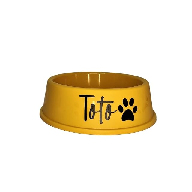 Foto 7 de 8 de Hainadian Cuenco personalizado para perro, cuenco personalizado con nombre, extra pequeño (15 x 5 cm)