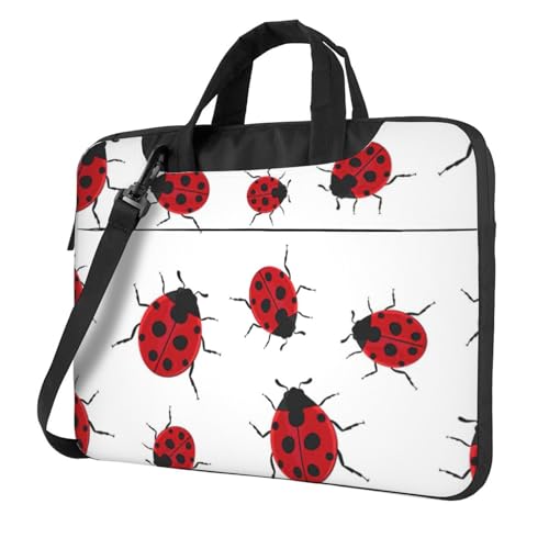 Sac pour ordinateur portable avec bandoulière Ladybug multifonction pour homme et femme