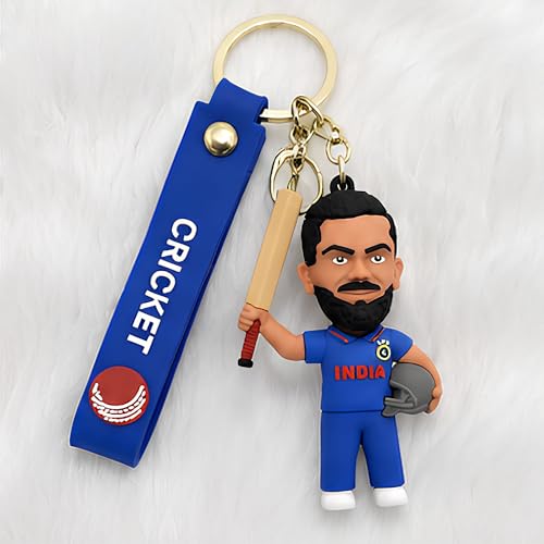 Image of Cute 3D Keychain | Keyring & Quirky Bag Charm | Hard Silicone, Unbreakable | Travel Essential | Kids Friendly | Strap & Bag Hook