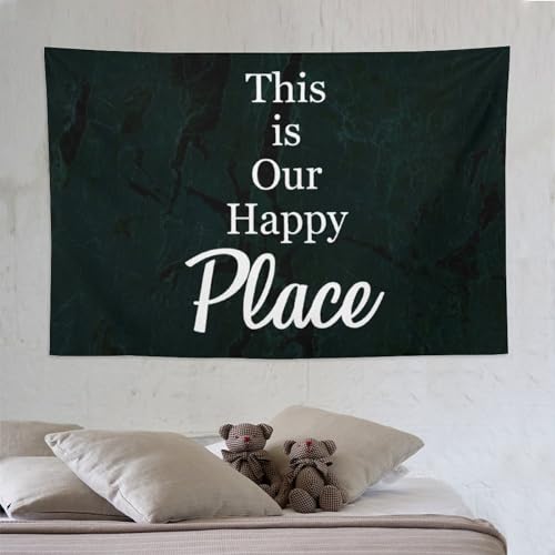 Tapiz This Is Our Happy Place para llenar de alegría tu dormitorio 7