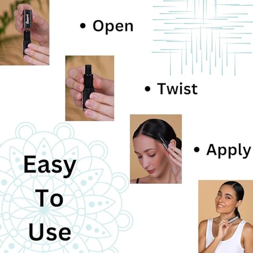 Image of Genzy Natural Black Hair Color Stick for Men & Women | Instant Grey Root Coverage | Waterproof, Sweat-Proof Temporary Hair Dye | Long Lasting Matte Finish, 3.5g
