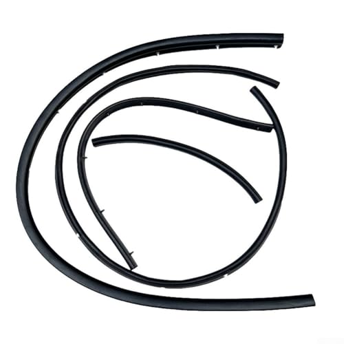 Honseadek Lot de 6 joints d'étanchéité de capot avant en caoutchouc pour Pajero Montero V93 V97 2008-2016, joint de rechange noir avec OEM 5902A017 5902A015