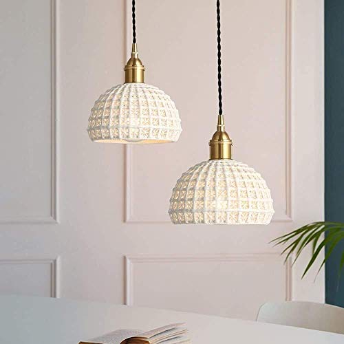Chandelier de cerámica E27 con diseño nórdico de alta calidad para interior 4
