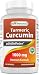 Best Naturals Turmeric Curcumin C3® Complex with Bioperine Veg Capsules, 500 mg, 120 Count