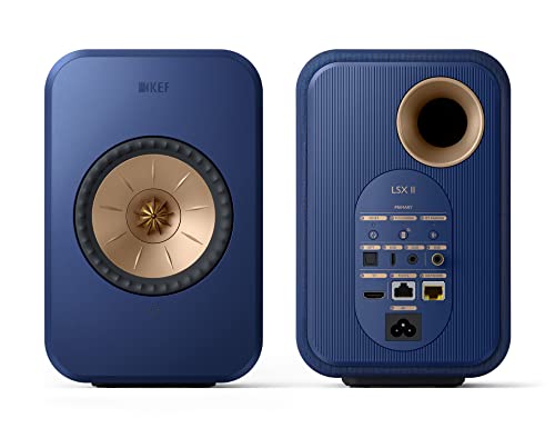 Image of KEF LSX II Wireless HiFi Speaker System (Cobalt Blue)