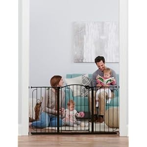 Regalo 58-Inch Easy Step Extra Tall Arched Décor Walk Thru Baby Gate, Award Winning Brand, Includes 4-Inch Extension Kit, 4 Pack Pressure Mount Kit and 4 Pack Wall Mount Kit, Bronze Regalo 58 Inch Easy Step Extra Tall Arched Decor Walk Thru Baby Gate Award Winning Brand Includes 4 Inch Extension Kit 4 Pack Pressure Mount Kit and 4 Pack Wall Mount Kit Bronze