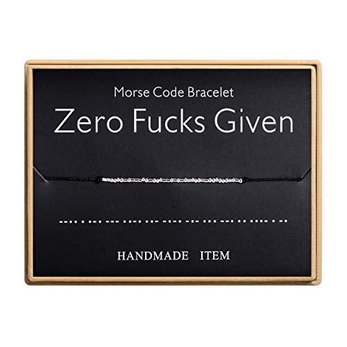 Sunique Inspirational Gifts for Women Morse code Bracelet for Women Funny Gifts for Women Friend Gifts for Her