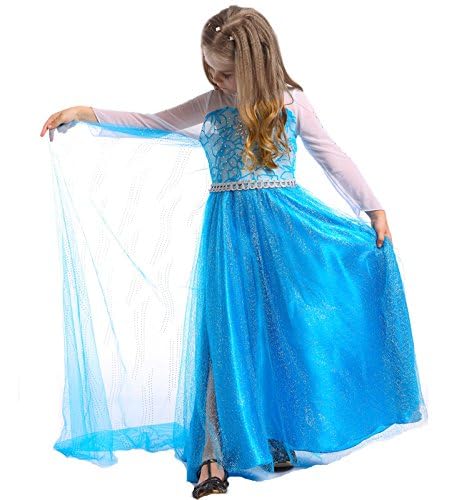 Disfraz princesa blanco manga larga con accesorios miniatura 5