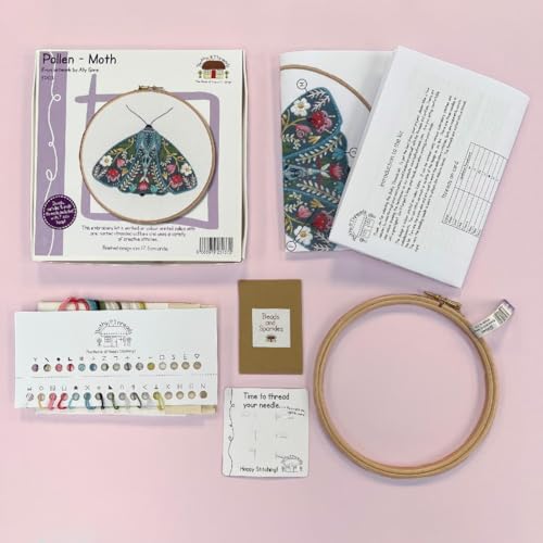 Image of Bothy Threads Embroidery Kit - Pollen - Moth
