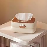 Modern Tissue Box Holder with Internal Spring Lifting Mechanism for Home Decor Elegant Desktop Facial Tissue Dispenser Available in Three Colors