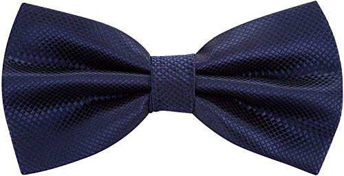 OKCS Fliege Herren Schleife mit Hakenverschluss Krawattenschleife Querbinder Mascherl Hochzeit Party in Dunkelbau