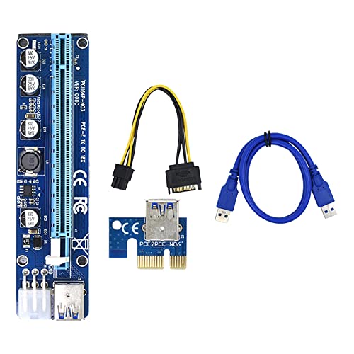 CALANDIS Ver008C Pci-E Riser Card 6 Pin Pci Express Sata Power for Bitcoin Miner - Image 7