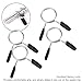 Barbell Spring Clip, 4 Pcs 24mm / 48mm Barbell Clamp Spring Collar Clip Dumbbell Spring Lock Fitness Equipment Lifting Kit(Inner Diameter 48mm (4 Pieces))