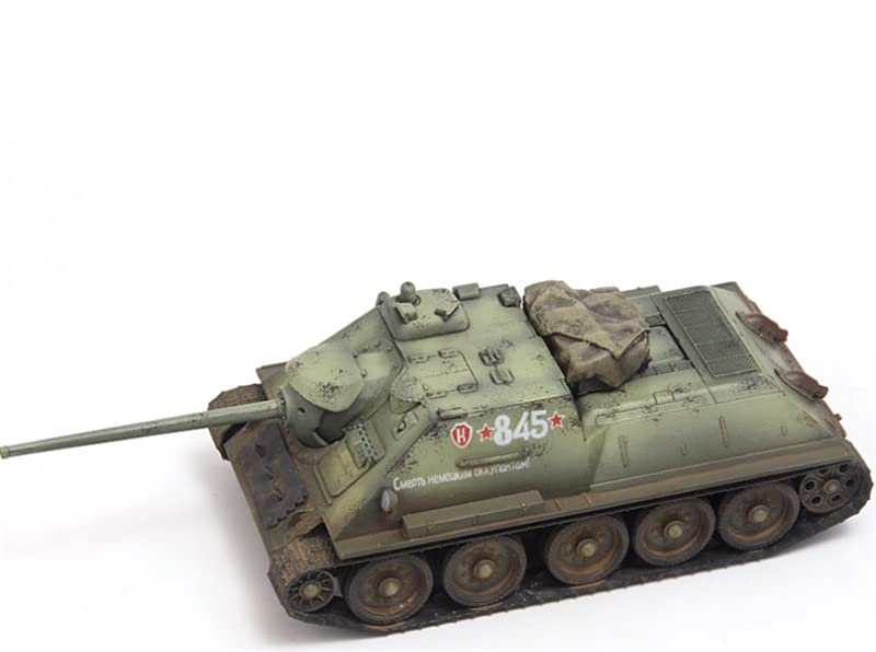 Char pré-construit SU-85 1/72 du 1047e régiment d'artillerie automoteur 1944