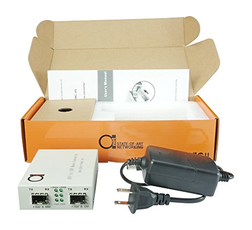 Sfp To Sfp Fiber Media Converter - 2 X Standard Open Sfp Slots - Supports Gigabit, Fast Ethernet And 2.5G Sfp Minigbic Modules - Fiber To Fiber Converter - Without Transceivers #TOP2