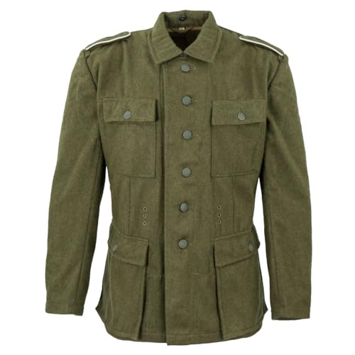  Epic Militaria Replica WW2 tedesco M43 campo uniforme lana pollici, grigio., 42