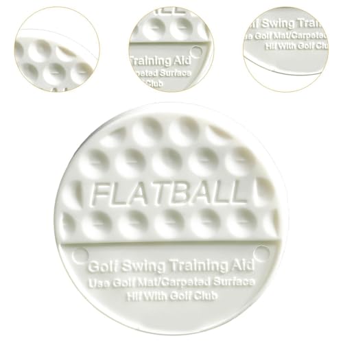 3X Flat Golf Ball Lightweight Golf Swing Practice Ball for Backyard Office Home3