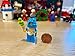 LEGO City Town Minifigure - Boy in Blue Ice Cream Suit (with Ice Cream Cone and Spoon) Very Cute