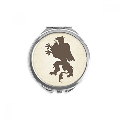 Miroir portable guépard rond une idée cadeau originale pour les passionnés de maquillage