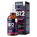 Vitamin B12 Liquid Drops - Vegan - High Strength 3000mcg - 2 Month Supply - 60 Servings - 18,000mcg per 60ml Dropper Bottle - Sublingual & Dual Action for Fast Absorption - Made in The UK by Balance