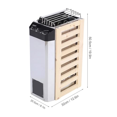 Poêle à sauna en acier inoxydable durable avec système de contrôle interne intégré - 7