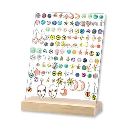Expositor Pendientes, Soporte para pendientes, Organizador de Joyas, Soporte Organizador para Pendientes, 120 Agujeros Soporte para Pendientes, Exhibición de joyas, para Organizar y Almacenar Joyas