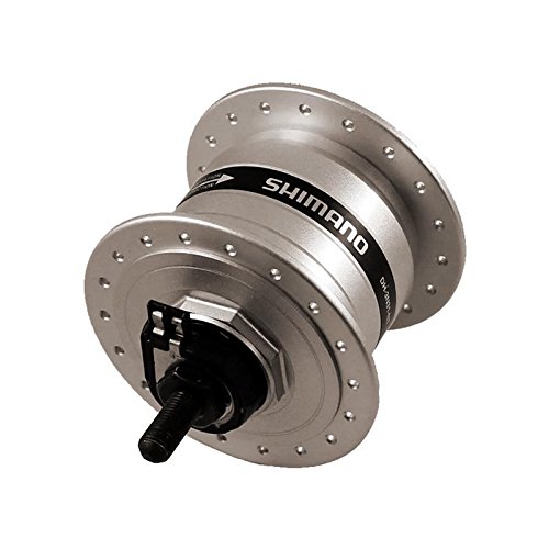 Laufrad 28 Zoll Vorderrad Shimano Naben Dynamo DH-C3000 V-Brake Felge Silber 28"