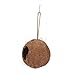 NOLITOY 1Pc Coconut Hideout House Finch Feeding House Lovebird Bird breeding nest Finch feeders Decorative Birds Hamster Toys Birds Shelter Multifunction Nest Natural Birds Cave Birdcage