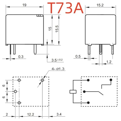 Relais SRD-S-105DM 5V commutation rapide 4pins pour modules Arduino - 4