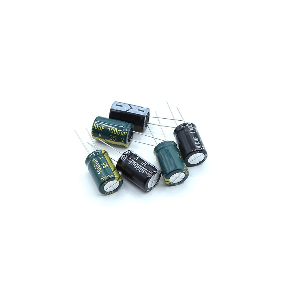 10 Condensatori Elettrolitici In Alluminio 25V 2200µF - 13x21mm, Terminali Assiali Per Alimentatori E Audio