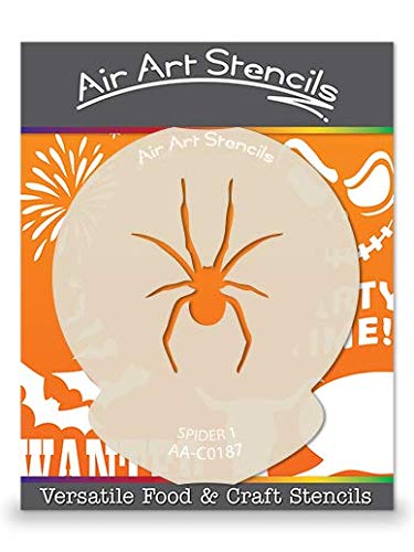 Halloween Spider 1 Cupcake Stencil Reusable & Flexible for Cakes & Crafts