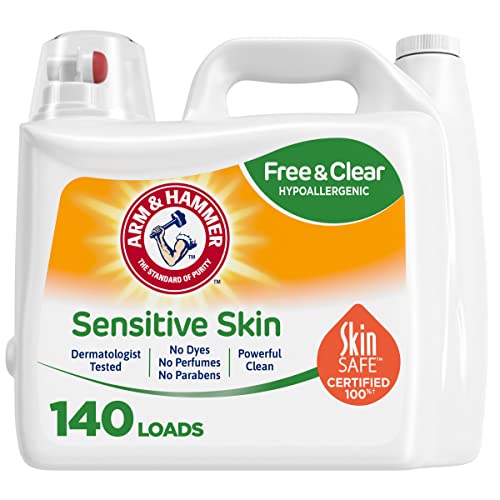 Arm & Hammer Liquid Laundry 140Oz Perfume & Dye Free Dual He #TOP4
