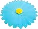 Charles Viancin 3405 Daisy 4" Lid-Set of 2-Blue, 4 inch,