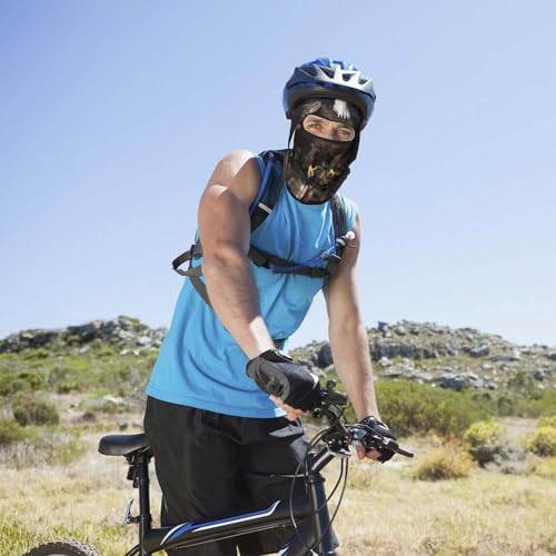 Balaclava para Hombres Máscara de Esquí con Diseño de Águila para Invierno, Cubreboca para Ciclismo miniatura 4