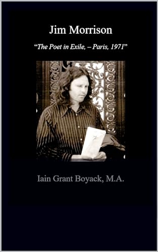 Jim Morrison livre biographie Paris 1971 version anglaise - 2