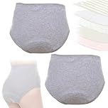 Washable Urinary Incontinence Underwear for Patients,Elders and Women,Reusable Waterproof Leakproof Cloth Diapers,High Waist Leakproof Ladies Period Panties,2XL,2 Pcs
