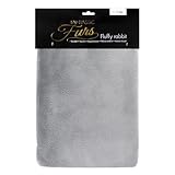 Dimensioni: circa 80 x 100 cm Peluche pelliccia sintetica grigio/platino – 12 mm Fluffy Rabbit